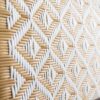 boho fotel drewnany rattan